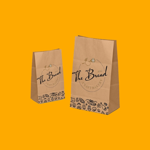 Get Custom Food Paper Bags in Bulk | ORYX Custom Boxes